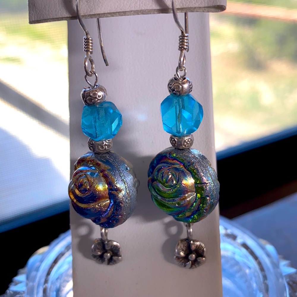 Vintage beads & Sterling Silver Hill Tribe beads